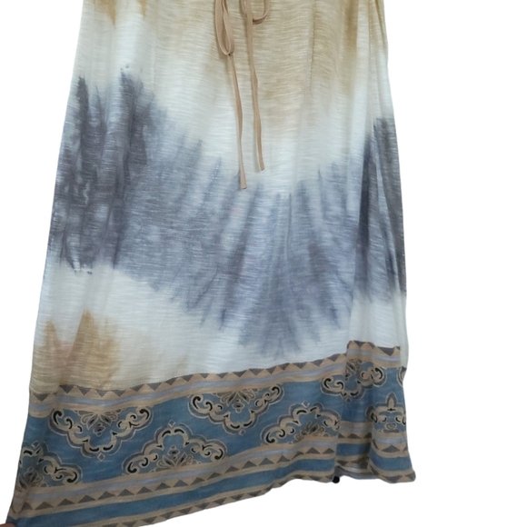 Hale Bob Cabana Tunic Tee Shirt Mini Dress Beaded Neckline Sz S - Picture 5 of 13